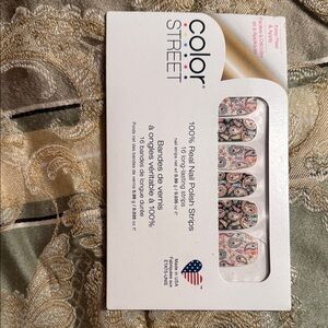 Color Street Paisley Nail Polish Strips - Pink and Blue